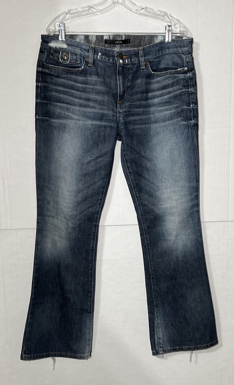 Joe’s Provocateur Women Boot Cut Stretch Distressed Jeans Courtney Wash Size 32